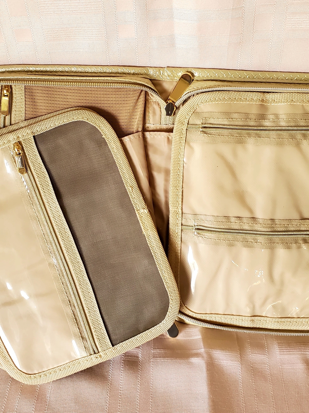 Gold Faux-Snake Travel Jewelry Case - Women Bags - Picture 4 of 8